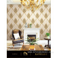 Damask Vinyl PVC Wallpaper For Interior Home Decor